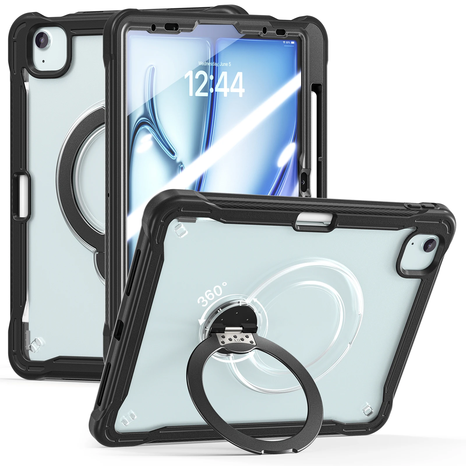 Чехол-подставка для полной защиты корпуса iPad Air4, Air5, Air11 M2 M3, Pro11 2018-2022 со встроенной защитой экрана из стекла 9H и плечевым ремнем
Чехол-подставка для полной защиты корпуса iPad Air4, Air5, Air11 M2 M3, Pro11 2018-2022 со встроенной защитой экрана из стекла 9H и плечевым ремнем