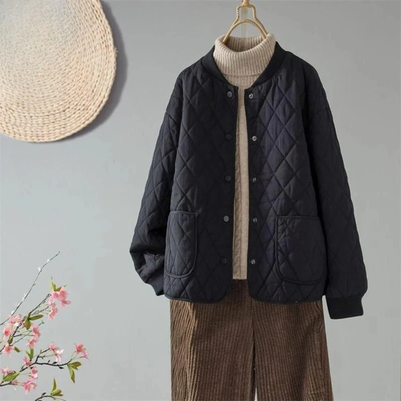 Женская зимняя хлопковая куртка: модное легкое утепленное пальто на осень-зиму, повседневное, утолщенное, теплое, на одной пуговице
Женская зимняя хлопковая куртка: модное легкое утепленное пальто на осень-зиму, повседневное, утолщенное, теплое, на одной пуговице