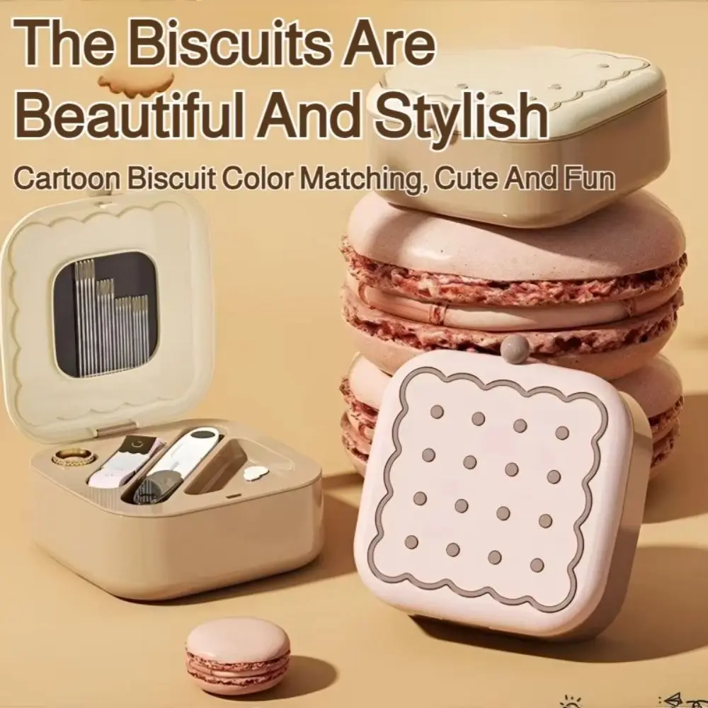 DIY Portable Mini Sewing Box Set Cookie Shape Partitioned Magnetic Needle Thread Box Professional Threads Home Sewing Box Office
DIY Portable Mini Sewing Box Set Cookie Shape Partitioned Magnetic Needle Thread Box Professional Threads Home Sewing Box Office
