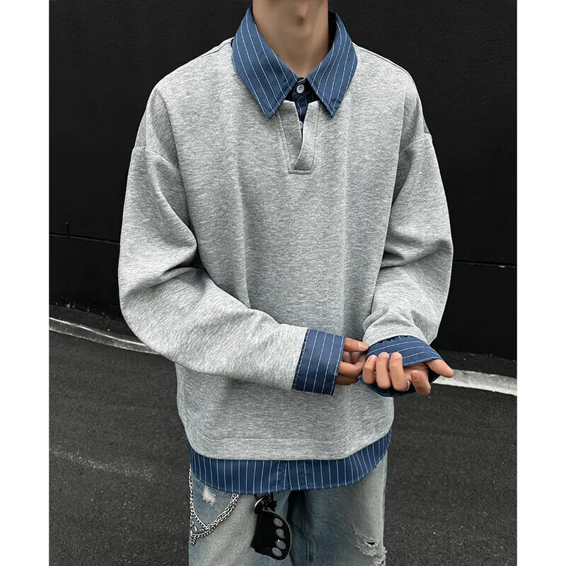 Black Grey Lapel Hoodie Men Fashion Striped Sweatshirt Men Streetwear Korean Loose Pullover Hoodie Mens Hoody Large Size 4XL
Black Grey Lapel Hoodie Men Fashion Striped Sweatshirt Men Streetwear Korean Loose Pullover Hoodie Mens Hoody Large Size 4XL