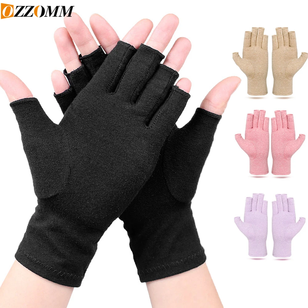 1Pair Compression Arthritis Gloves for Women Men - Fingerless Wrist Brace Night Wrist Support Left Right Hands for Typing Sleep
1Pair Compression Arthritis Gloves for Women Men - Fingerless Wrist Brace Night Wrist Support Left Right Hands for Typing Sleep