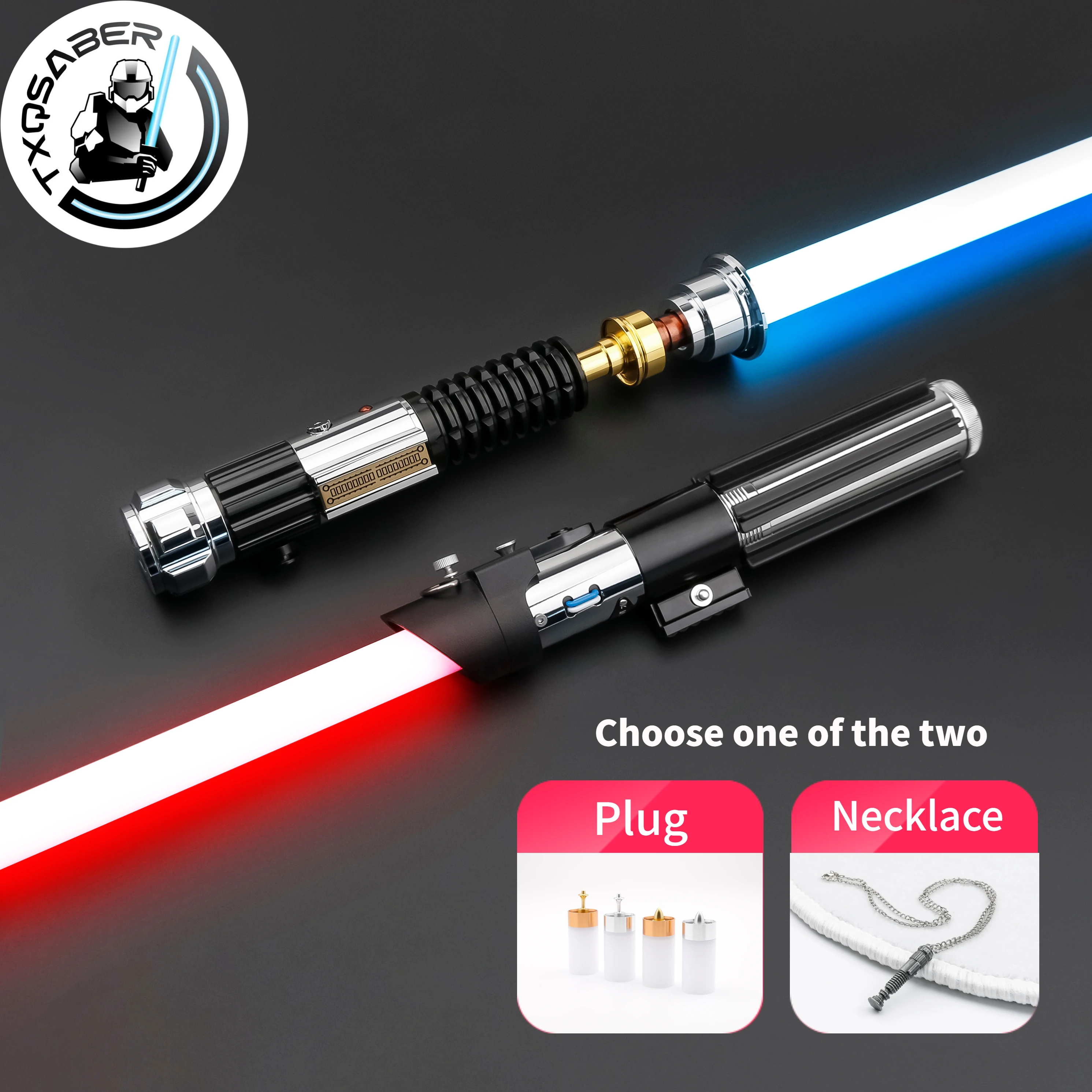 TXQSABER Replica Lightsaber SDRGB Pixel Light Sword Smooth Swing FOC Blaster Metal Hilt Jedi Light Sword for Adult Cosplay Toys
TXQSABER Replica Lightsaber SDRGB Pixel Light Sword Smooth Swing FOC Blaster Metal Hilt Jedi Light Sword for Adult Cosplay Toys