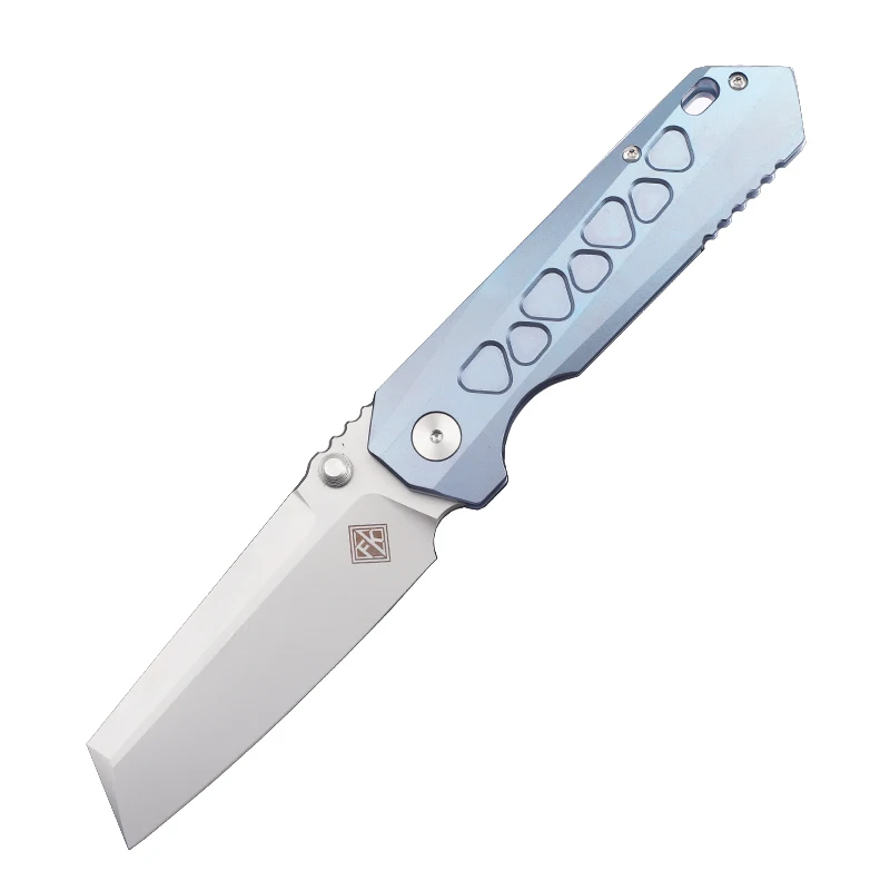 VG10 steel blade oily anodized titanium handle folding stone washing outdoor fishing survival collection EDC knife
VG10 steel blade oily anodized titanium handle folding stone washing outdoor fishing survival collection EDC knife