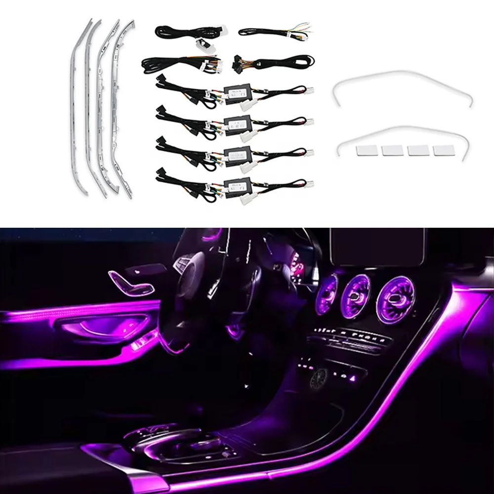 STLFC-class W205 Retrofit Decoration 64 Colors LED Atmosphere Light for Mercedess-Benzs GLC X253 C300 C260 2015-2022
STLFC-class W205 Retrofit Decoration 64 Colors LED Atmosphere Light for Mercedess-Benzs GLC X253 C300 C260 2015-2022
