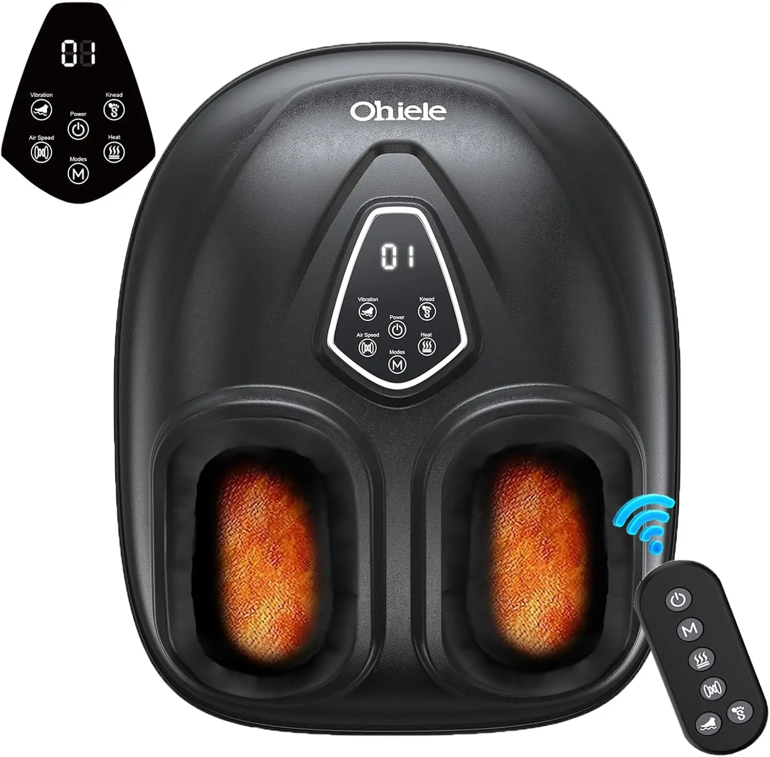 Shiatsu Foot Massager with Heat, Electric Foot Massage Machine for Neuropathy, Plantar Fasciitis, Circulation, FSA HSA Eligible, Corded
Shiatsu Foot Massager with Heat, Electric Foot Massage Machine for Neuropathy, Plantar Fasciitis, Circulation, FSA HSA Eligible, Corded