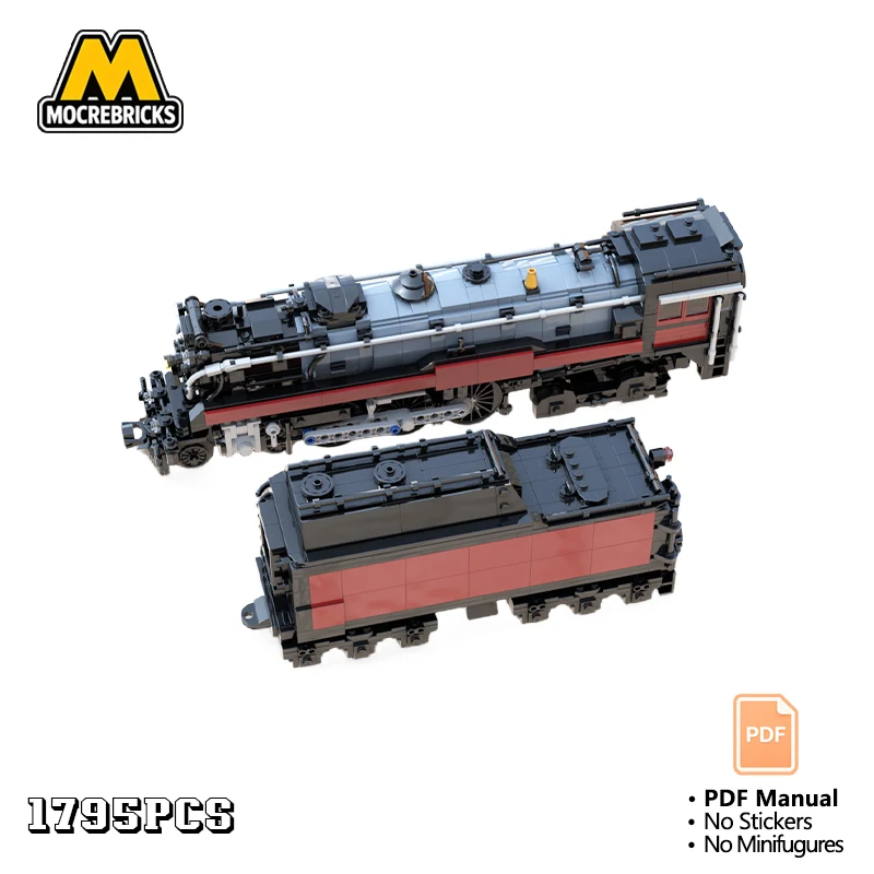 MOC 1 48 Motorized Hudson Steam Locomotive Train Building Blocks Retro Railway Passenger Engine Bricks Toy Adult Gift
MOC 1 48 Motorized Hudson Steam Locomotive Train Building Blocks Retro Railway Passenger Engine Bricks Toy Adult Gift