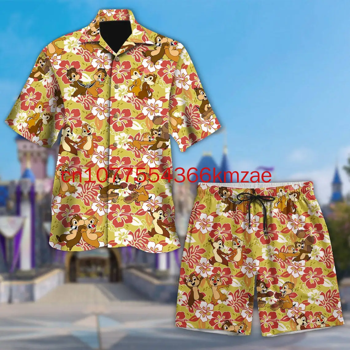 Новый гавайский комплект Chip N Dale и шорты Disney Summer Beach Set Модный мужской и женский комплект рубашек с короткими рукавами с 3D принтом
Новый гавайский комплект Chip N Dale и шорты Disney Summer Beach Set Модный мужской и женский комплект рубашек с короткими рукавами с 3D принтом