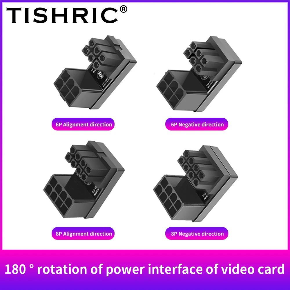 Угловой 180° ° Вращающийся 8-контактный адаптер питания PCIE, низкопрофильный 6-контактный на 8-контактный разъем графического процессора, кабельное управление для графики
Угловой 180° ° Вращающийся 8-контактный адаптер питания PCIE, низкопрофильный 6-контактный на 8-контактный разъем графического процессора, кабельное управление для графики