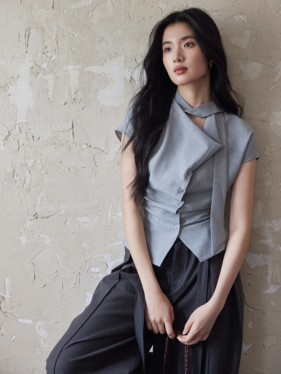 Anlan Design Women's ort Sve irt Slim Fit Linen Blend Comfortable Breathable V-Ne Flounce Hem Vintage Sle Top
Anlan Design Women's ort Sve irt Slim Fit Linen Blend Comfortable Breathable V-Ne Flounce Hem Vintage Sle Top