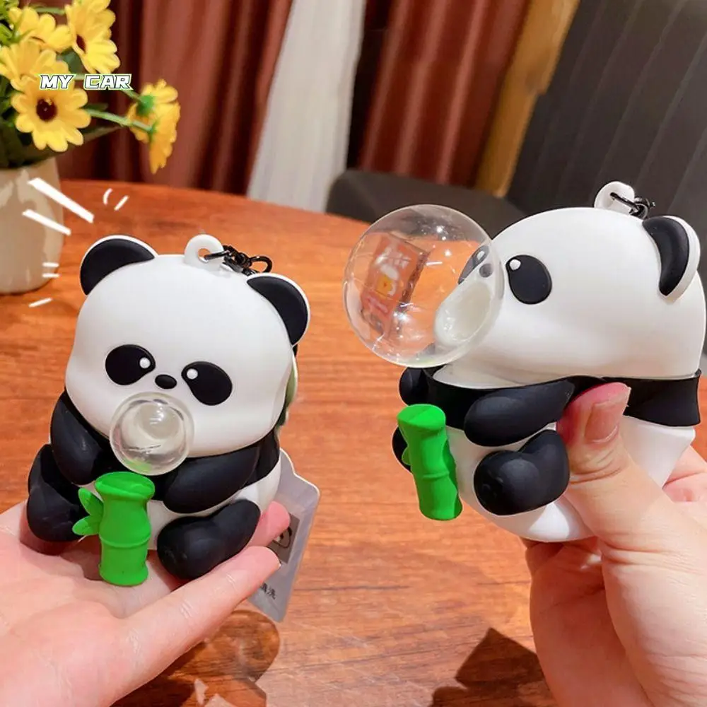 Kawaii Creative Cartoon panda Keychain Cute Pinch toys Spit Bubble Keychain Funny PVC Panda bamboo pendant Accessory
Kawaii Creative Cartoon panda Keychain Cute Pinch toys Spit Bubble Keychain Funny PVC Panda bamboo pendant Accessory