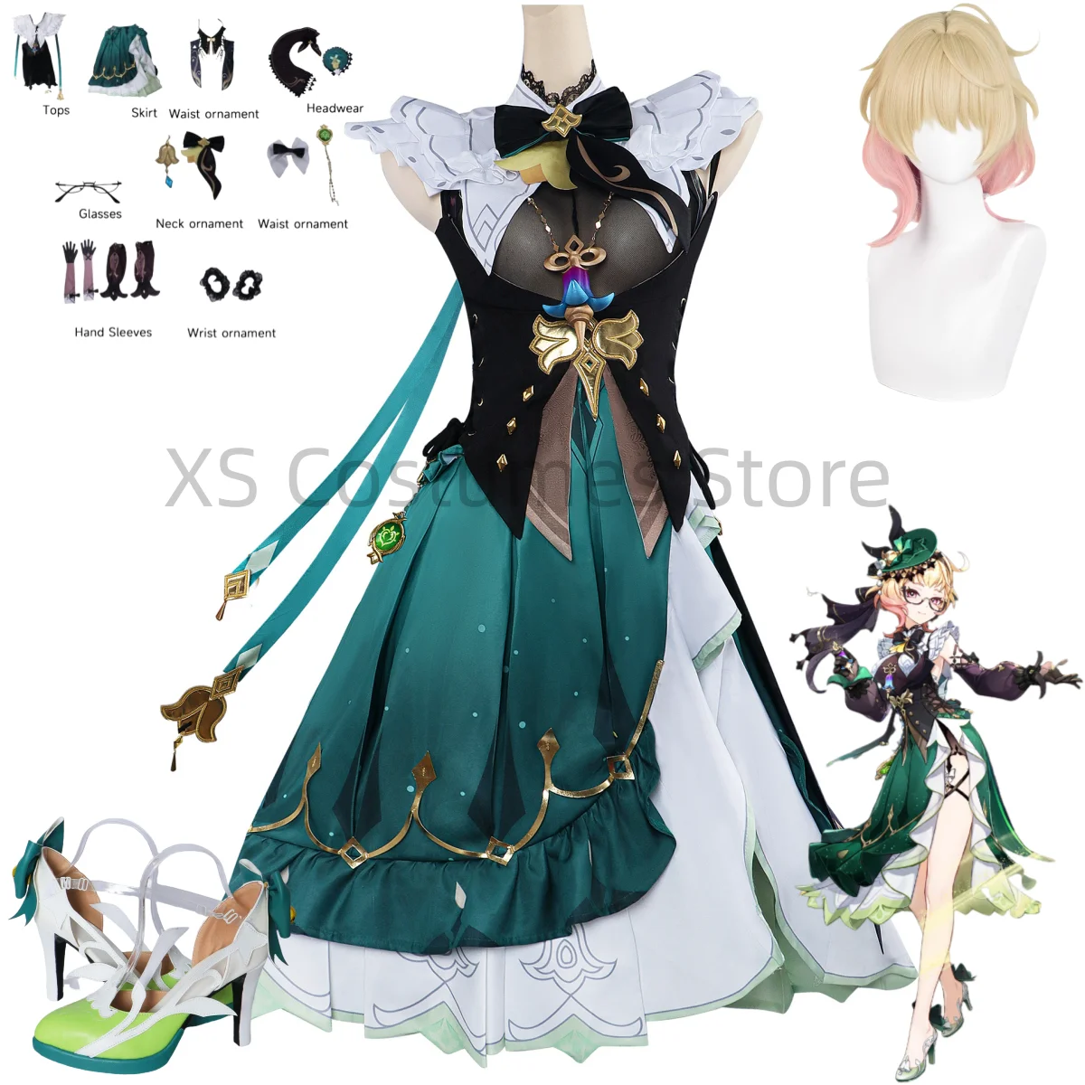 Anime Emilie Perfumer Cosplay Costumes Wig Accessories Shoes Upscale Sexy Uniform Set Maid Outfit
Anime Emilie Perfumer Cosplay Costumes Wig Accessories Shoes Upscale Sexy Uniform Set Maid Outfit