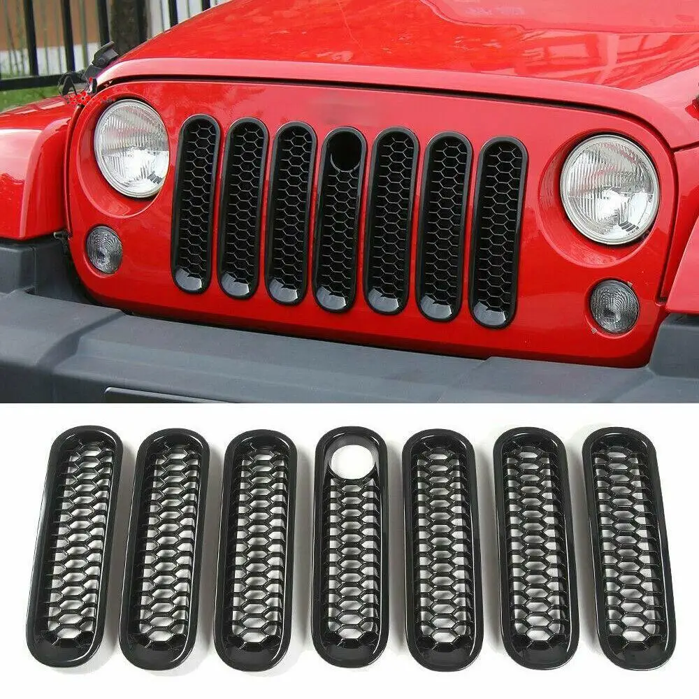 A10E-Front Grill Mesh Inserts Kit Honeycomb Clip-In Grille Guard Mesh Grille With Lock Hole For Jeep Wrangler JK 2007-2017
A10E-Front Grill Mesh Inserts Kit Honeycomb Clip-In Grille Guard Mesh Grille With Lock Hole For Jeep Wrangler JK 2007-2017