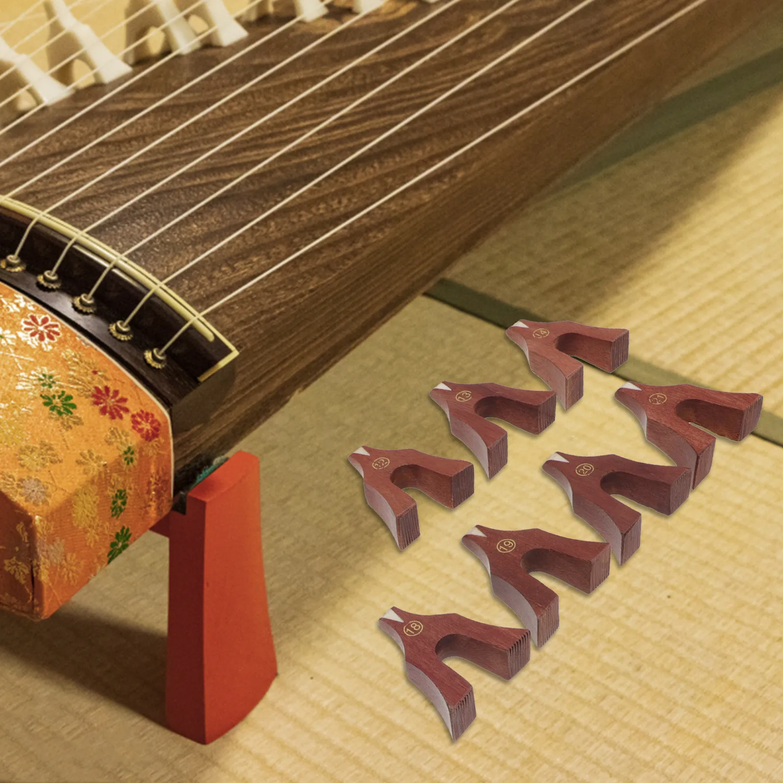 21Pcs Wooden Guzheng Bridges Professional Replacement Parts Brown Long-Lasting Support Pillar for Musical Instrument Use
21Pcs Wooden Guzheng Bridges Professional Replacement Parts Brown Long-Lasting Support Pillar for Musical Instrument Use