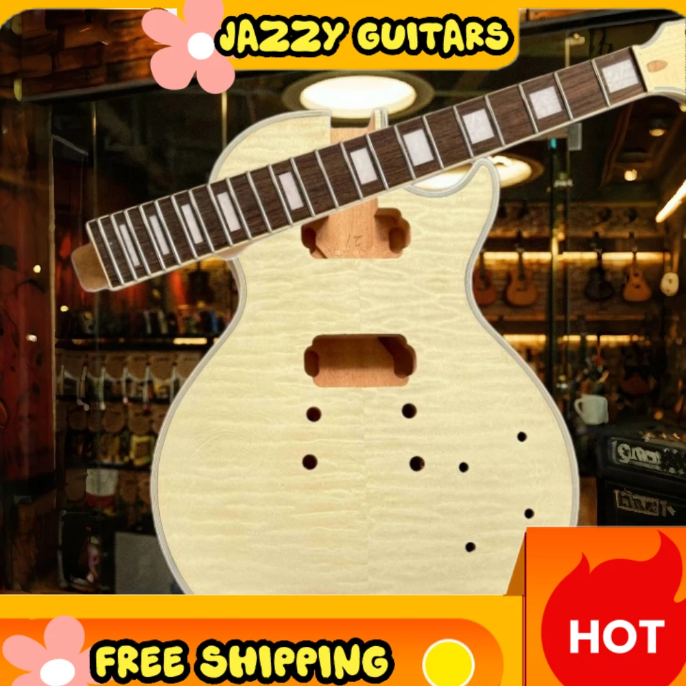 LPAPA DIY Semi Finished 40 Inch Electric Guitar Mahogany Body Fixed Bridge Custom Build Your Own Electric Guitar Accessories
LPAPA DIY Semi Finished 40 Inch Electric Guitar Mahogany Body Fixed Bridge Custom Build Your Own Electric Guitar Accessories