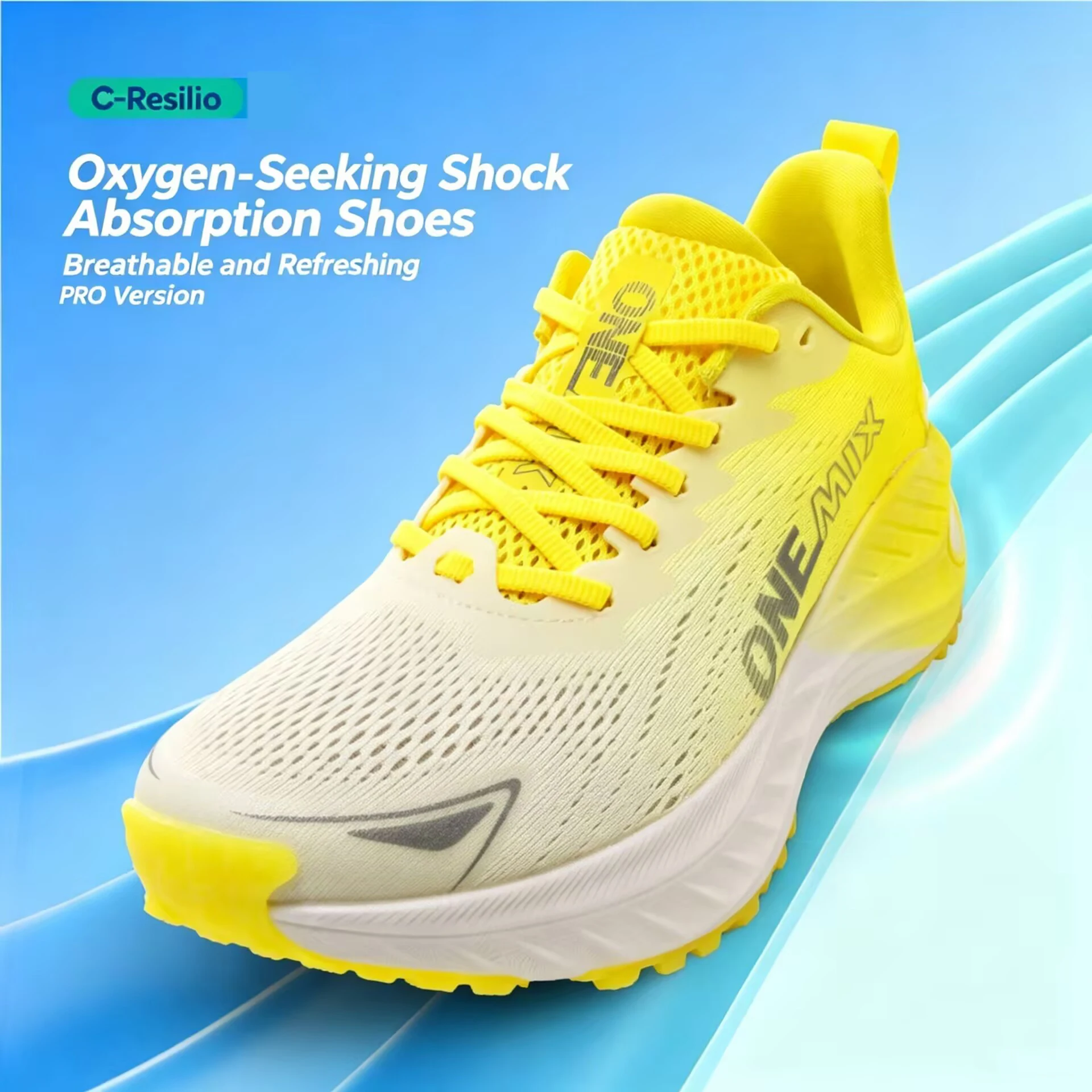 Onemix Professional Running Shoes (Unisex) – Non-slip, Durable, Breathable, Comfortable, and Shock-Absorbing
Onemix Professional Running Shoes (Unisex) – Non-slip, Durable, Breathable, Comfortable, and Shock-Absorbing