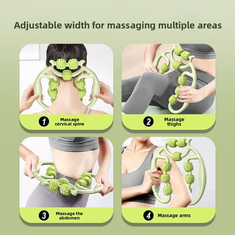 Universal Leg Shaping Tool Circular Leg Clip Calf Massager Roller Spike Massage Stick Foam Roller for Deep Muscle Relaxation
Universal Leg Shaping Tool Circular Leg Clip Calf Massager Roller Spike Massage Stick Foam Roller for Deep Muscle Relaxation