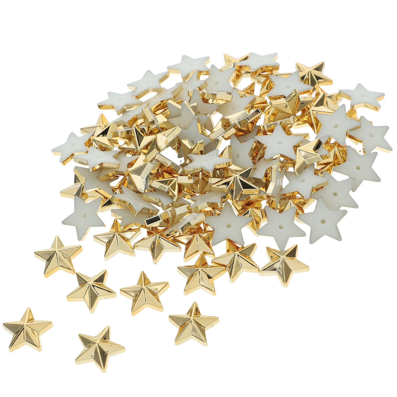 100pcs Acrylic Pentagram Rhinestones Star Shape Beads Flatback Golden Silver Jewelry Craft DIY Accessories Embroidery Gemstones
100pcs Acrylic Pentagram Rhinestones Star Shape Beads Flatback Golden Silver Jewelry Craft DIY Accessories Embroidery Gemstones