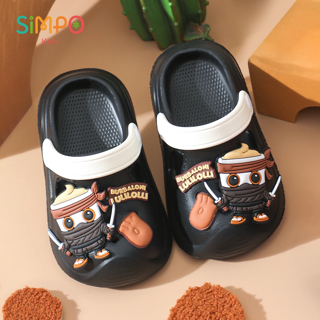 Детские тапочки с милым узором ниндзя, летняя садовая обувь для мальчиков, домашние детские уличные пляжные сандалии с мягкой подошвой
Детские тапочки с милым узором ниндзя, летняя садовая обувь для мальчиков, домашние детские уличные пляжные сандалии с мягкой подошвой