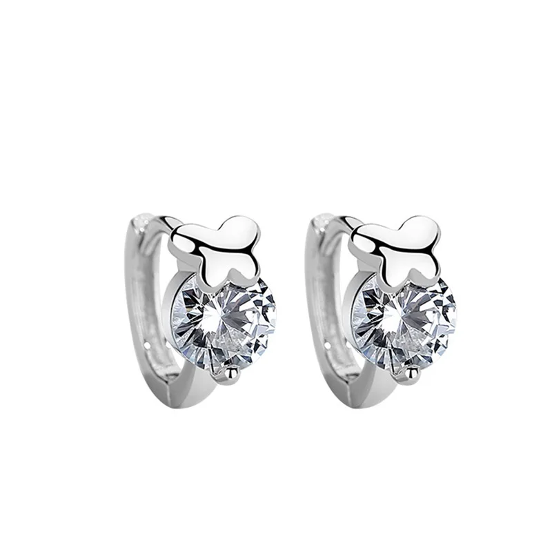 Authentic 925 Sterling Silver Earring Fashion Butterfly Crystal Stud Earring For Women Girl Wedding Party Jewelry Gift
Authentic 925 Sterling Silver Earring Fashion Butterfly Crystal Stud Earring For Women Girl Wedding Party Jewelry Gift