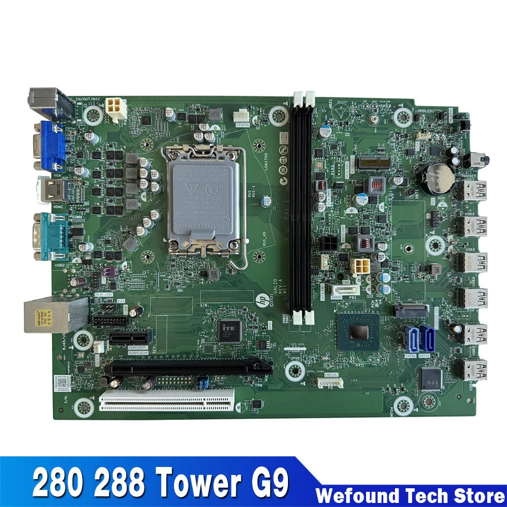 For HP 280 288 Tower G9 G9E H670 Desktop Motherboard N08753-601 N08753-001 M82922-002 N35909-601 N35909-001 N25864-003
For HP 280 288 Tower G9 G9E H670 Desktop Motherboard N08753-601 N08753-001 M82922-002 N35909-601 N35909-001 N25864-003
