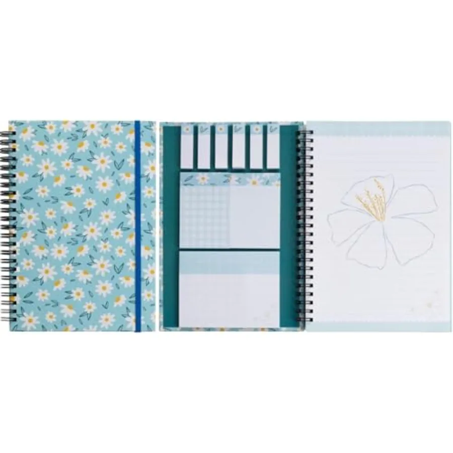 A5 Spiral Sticky Notebook, with 9 pads of decorated sticky notes and a handy notebook, for Bible study;Note Pads Teacher Apprec
A5 Spiral Sticky Notebook, with 9 pads of decorated sticky notes and a handy notebook, for Bible study;Note Pads Teacher Apprec