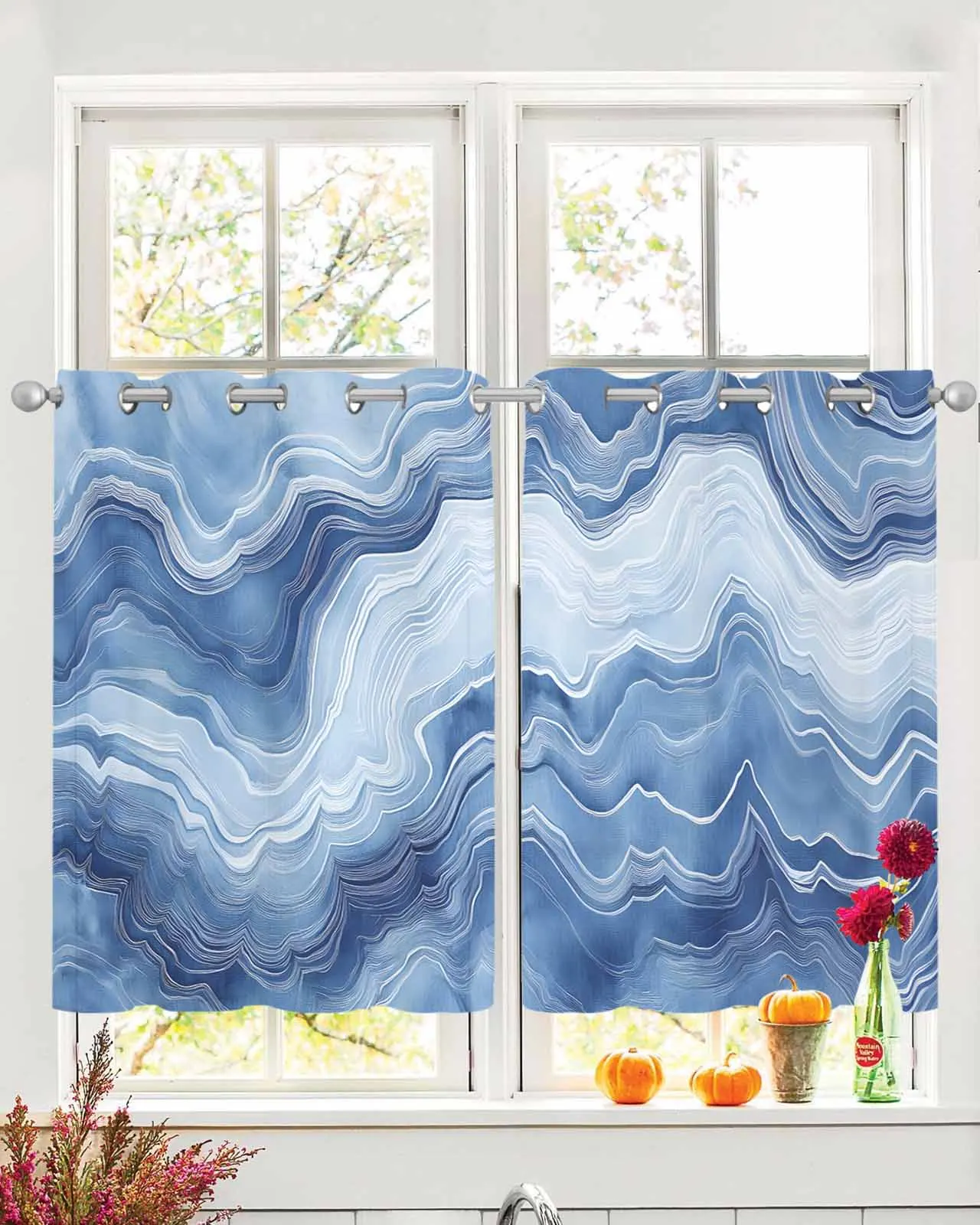 Abstract Blue Waves Gradient Sheer Curtains For Living Room Window Transparent Voile Tulle Curtain Cortinas Drapes Home Decor
Abstract Blue Waves Gradient Sheer Curtains For Living Room Window Transparent Voile Tulle Curtain Cortinas Drapes Home Decor