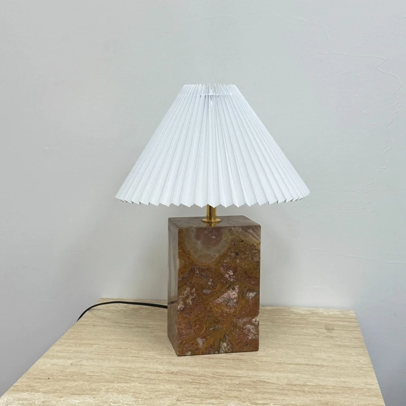 Nordic Minimalist Natural Marble Table Lamp Designer Creative Atmosphere Decor for Model Room Living Room Bedside
Nordic Minimalist Natural Marble Table Lamp Designer Creative Atmosphere Decor for Model Room Living Room Bedside