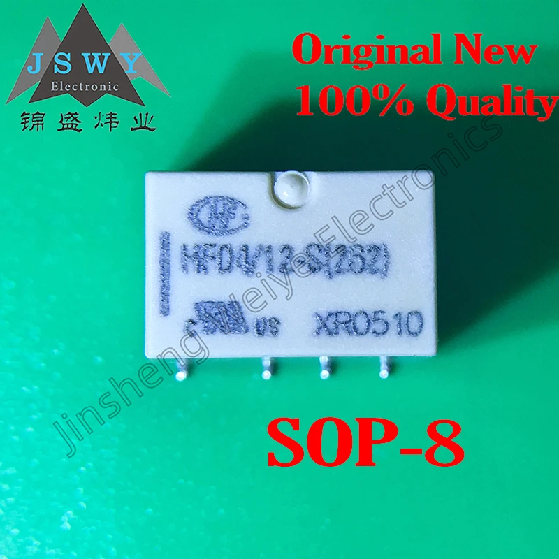 10/50 pieces HFD4/12-SR SOP-8 signal relay DC12V new original stock
10/50 pieces HFD4/12-SR SOP-8 signal relay DC12V new original stock