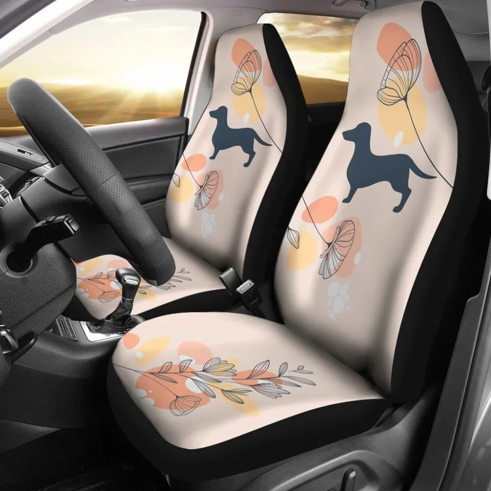 Girly Dachshund Happy Moments Car Seat Covers 210301,Pack of 2 Universal Front Seat Protective Cover
Girly Dachshund Happy Moments Car Seat Covers 210301,Pack of 2 Universal Front Seat Protective Cover