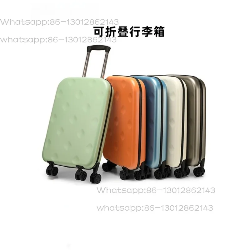 20 Inch Foldable Carry On Luggage Ultra Light Large Capacity Trolley Suitcase 360 Spinner Wheels Travel Bag
20 Inch Foldable Carry On Luggage Ultra Light Large Capacity Trolley Suitcase 360 Spinner Wheels Travel Bag