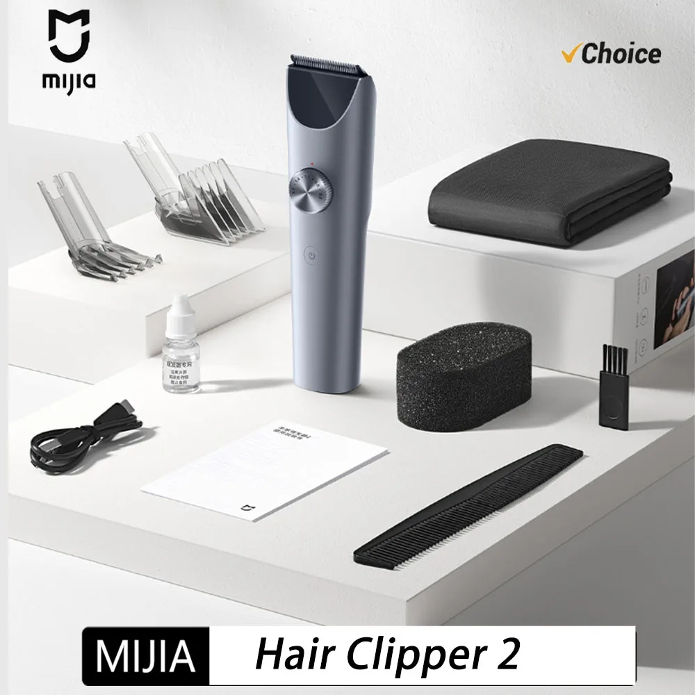 Original MIJIA Hair Clipper 2 Hair Trimmer Professional Beard Cut Machine IPX7 Waterproof Wireless Haircut Machine CN
Original MIJIA Hair Clipper 2 Hair Trimmer Professional Beard Cut Machine IPX7 Waterproof Wireless Haircut Machine CN