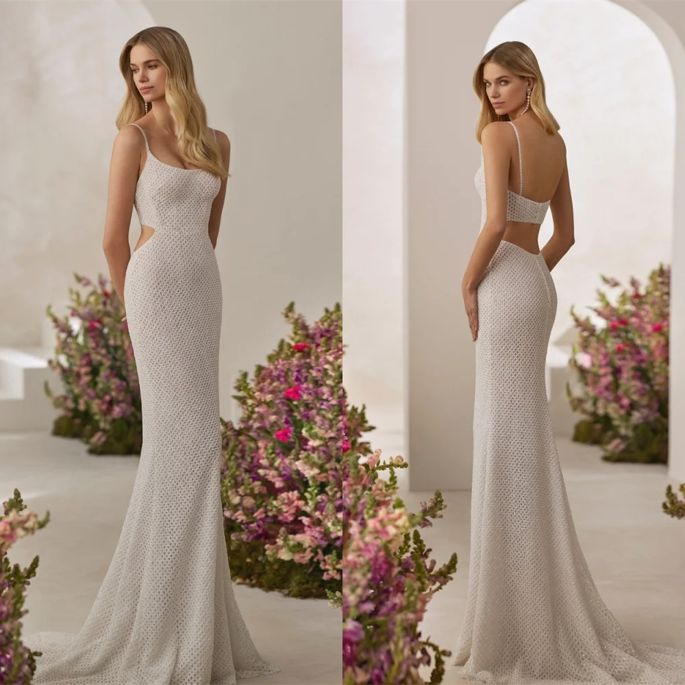 Customized Square Collar Sleeveless Formal Evening Dress Mermaid Floor Length Delicate Cocktail Dress Backless Soft Prom Dress
Customized Square Collar Sleeveless Formal Evening Dress Mermaid Floor Length Delicate Cocktail Dress Backless Soft Prom Dress