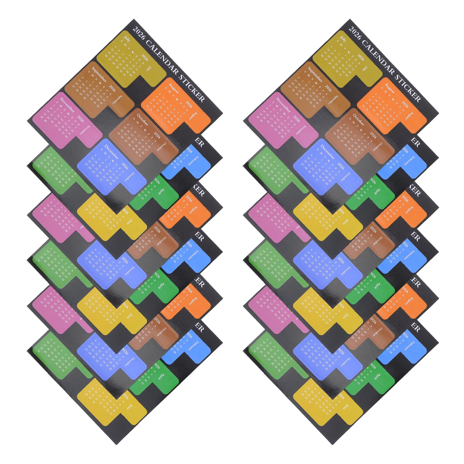 6 Sets Calendar Sticky Paper Sticker Monthly Stickers Adhesive Tape Tabs Notebook Planner
6 Sets Calendar Sticky Paper Sticker Monthly Stickers Adhesive Tape Tabs Notebook Planner