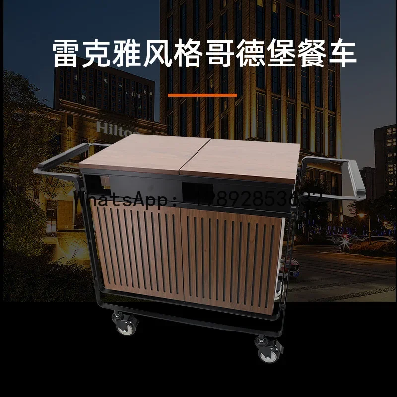 V5.12 hotel high-end cassette stove food cart, double-head cooking cart, mobile food cart
V5.12 hotel high-end cassette stove food cart, double-head cooking cart, mobile food cart