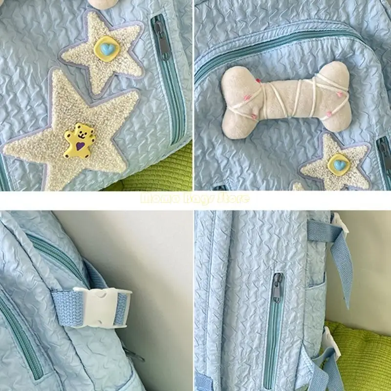 X90D 2024 NEW Backpack Large Capacity Daypack with Bone Star Decoration School Bag for Girl Student Rucksack
X90D 2024 NEW Backpack Large Capacity Daypack with Bone Star Decoration School Bag for Girl Student Rucksack