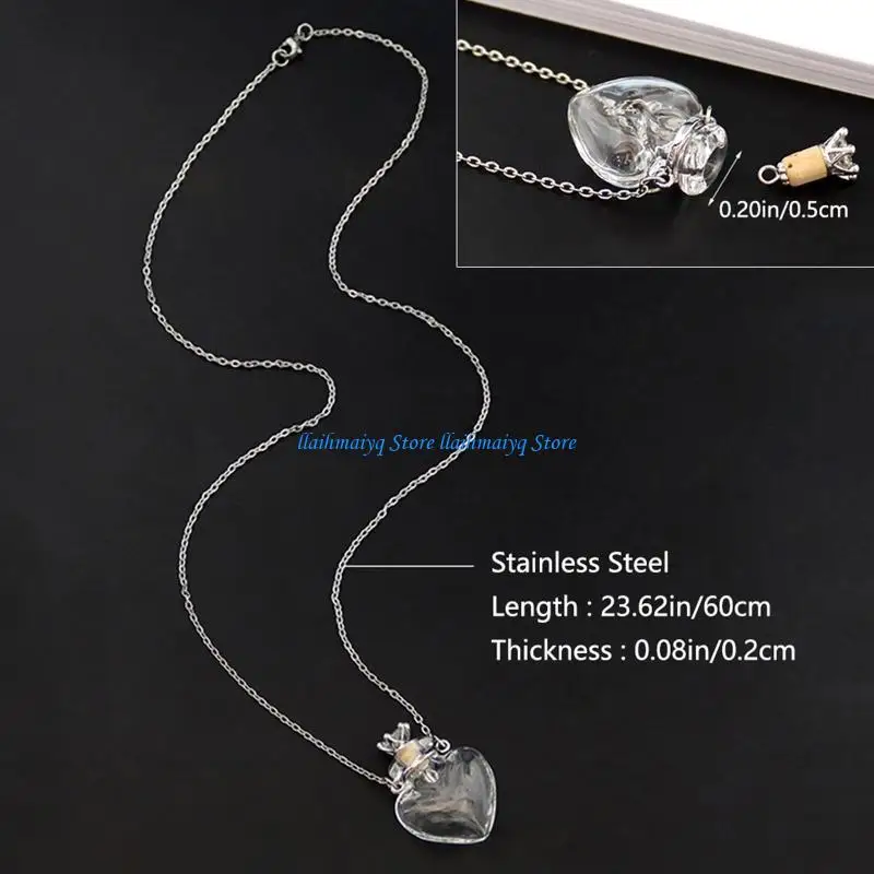 573B Clear Water Drop Bottle Necklaces Essential oil Keep Openable Make a for Wish Pendant Blood Vial Necklace For Wo
573B Clear Water Drop Bottle Necklaces Essential oil Keep Openable Make a for Wish Pendant Blood Vial Necklace For Wo