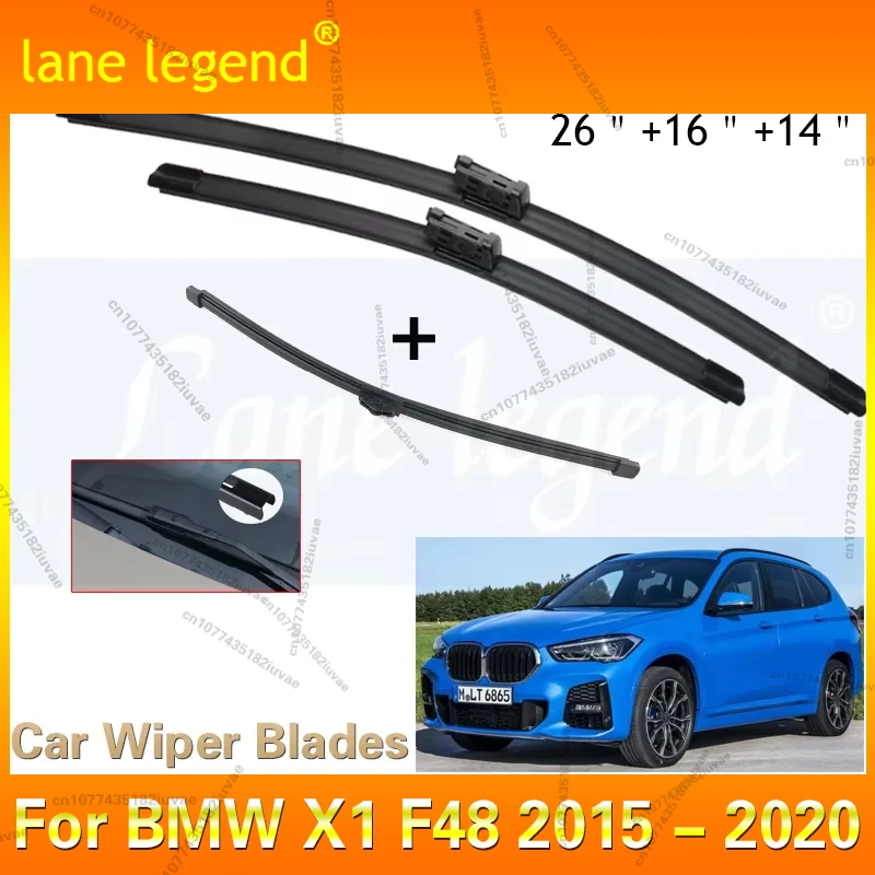 Wiper Front & Rear Wiper Blades Set For BMW X1 F48 2015 2016 2017 2018 2019 2020 Windshield Windscreen 26"16"14"
Wiper Front & Rear Wiper Blades Set For BMW X1 F48 2015 2016 2017 2018 2019 2020 Windshield Windscreen 26"16"14"