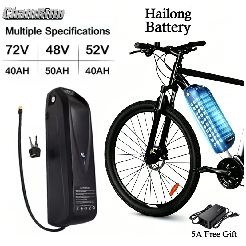 Batterij Voor Elektrische Fiets 48V 20ah 24ah 30ah 40ah 50ah 60ah Hailong Batterij 48V Lithium Batterij 300W-2000W Fietsbatterij
Batterij Voor Elektrische Fiets 48V 20ah 24ah 30ah 40ah 50ah 60ah Hailong Batterij 48V Lithium Batterij 300W-2000W Fietsbatterij