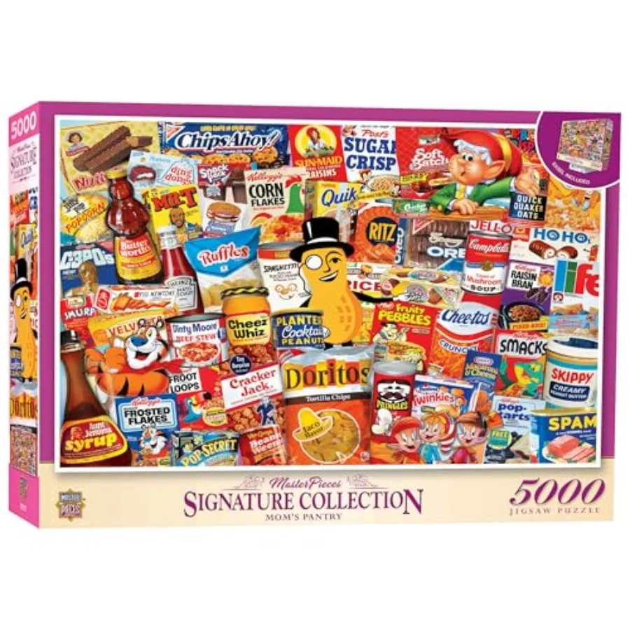 5000 Piece Jigsaw Puzzle For Adults, Family, Or - Mom's Pantry - Manufacturer Defect - 40"x60"
5000 Piece Jigsaw Puzzle For Adults, Family, Or - Mom's Pantry - Manufacturer Defect - 40"x60"