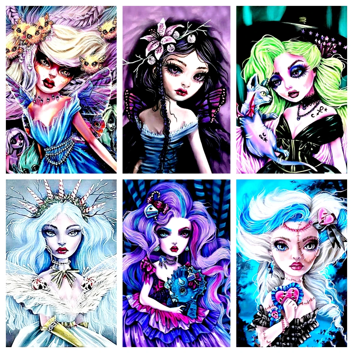 Fantasy Cartoon Girl Mermaid Fairy Portrait Full Square Diamond Painting Mosaic Art DIY Embroidery Home Decor New Collection
Fantasy Cartoon Girl Mermaid Fairy Portrait Full Square Diamond Painting Mosaic Art DIY Embroidery Home Decor New Collection