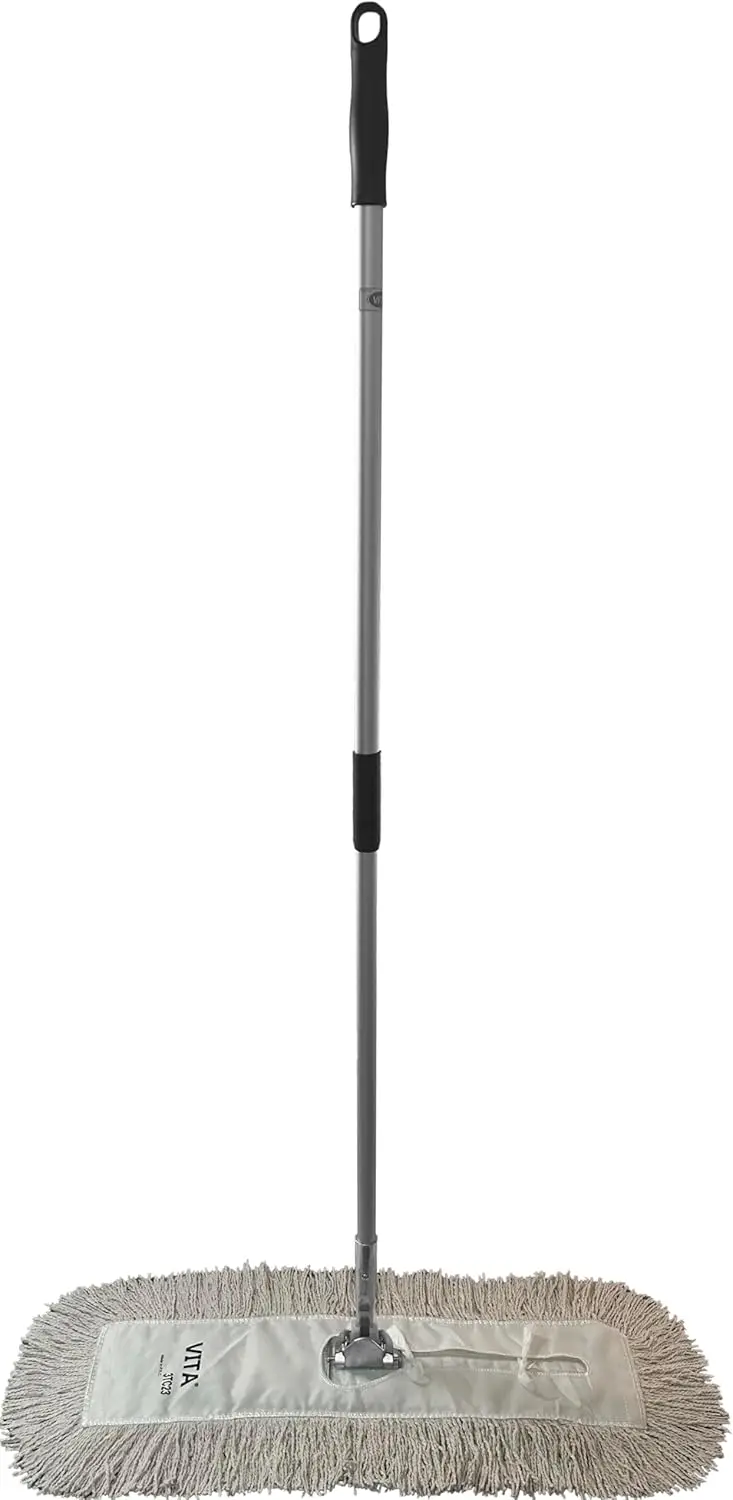Ultimate Dust Mop Kit: Industrial-Grade Performance, Heavy-Duty Frame, Telescopic Handle - White 24 Inch
Ultimate Dust Mop Kit: Industrial-Grade Performance, Heavy-Duty Frame, Telescopic Handle - White 24 Inch