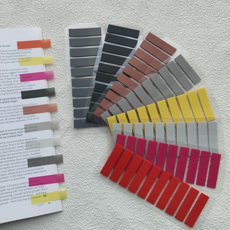 8Packs Colorful Sticky Index Tabs NEW Notes Memoranda Page Markers Classify Stickers for Office And School Stationery Supplies
8Packs Colorful Sticky Index Tabs NEW Notes Memoranda Page Markers Classify Stickers for Office And School Stationery Supplies