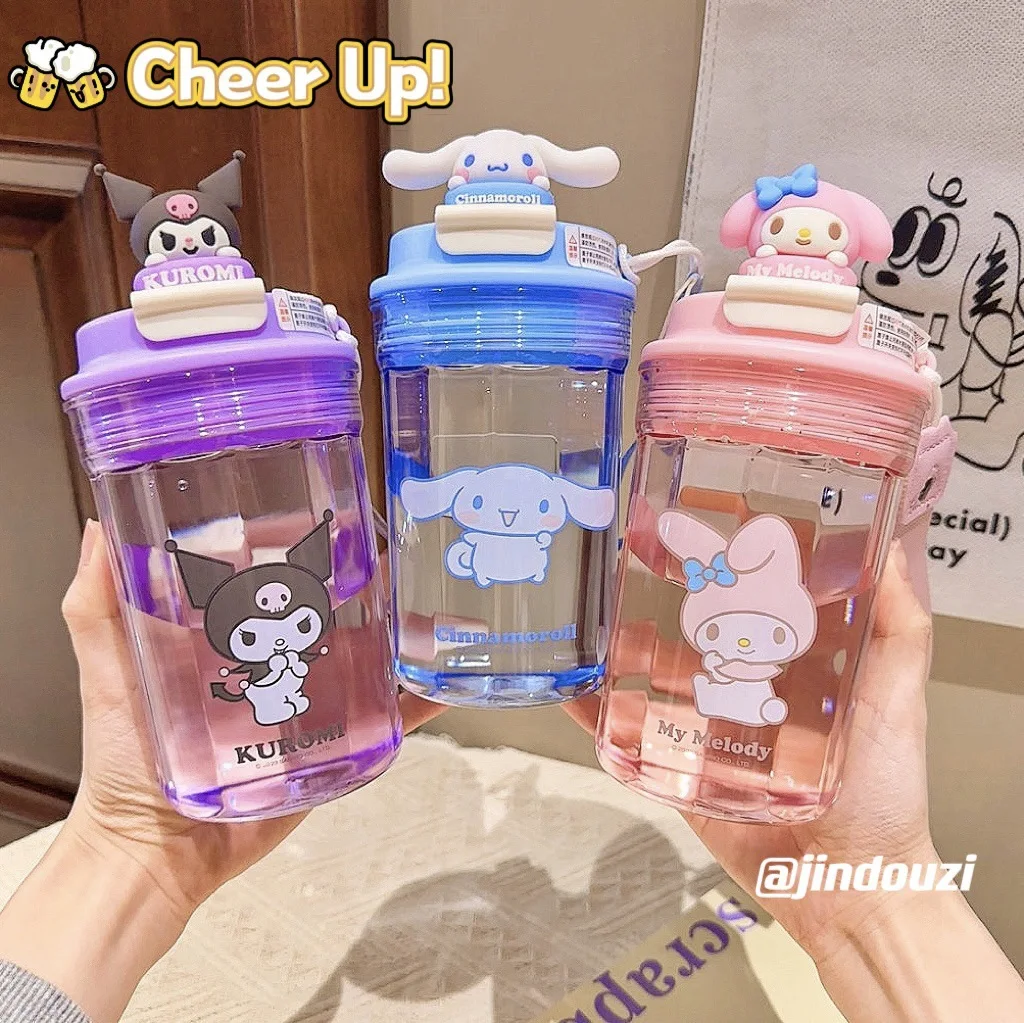 Sanrio My Melody Large Capacity Water Bottle Cinnamoroll Kuromi Pochacco Portable Straw Water Cup for Outdoor Sports Fitness
Sanrio My Melody Large Capacity Water Bottle Cinnamoroll Kuromi Pochacco Portable Straw Water Cup for Outdoor Sports Fitness