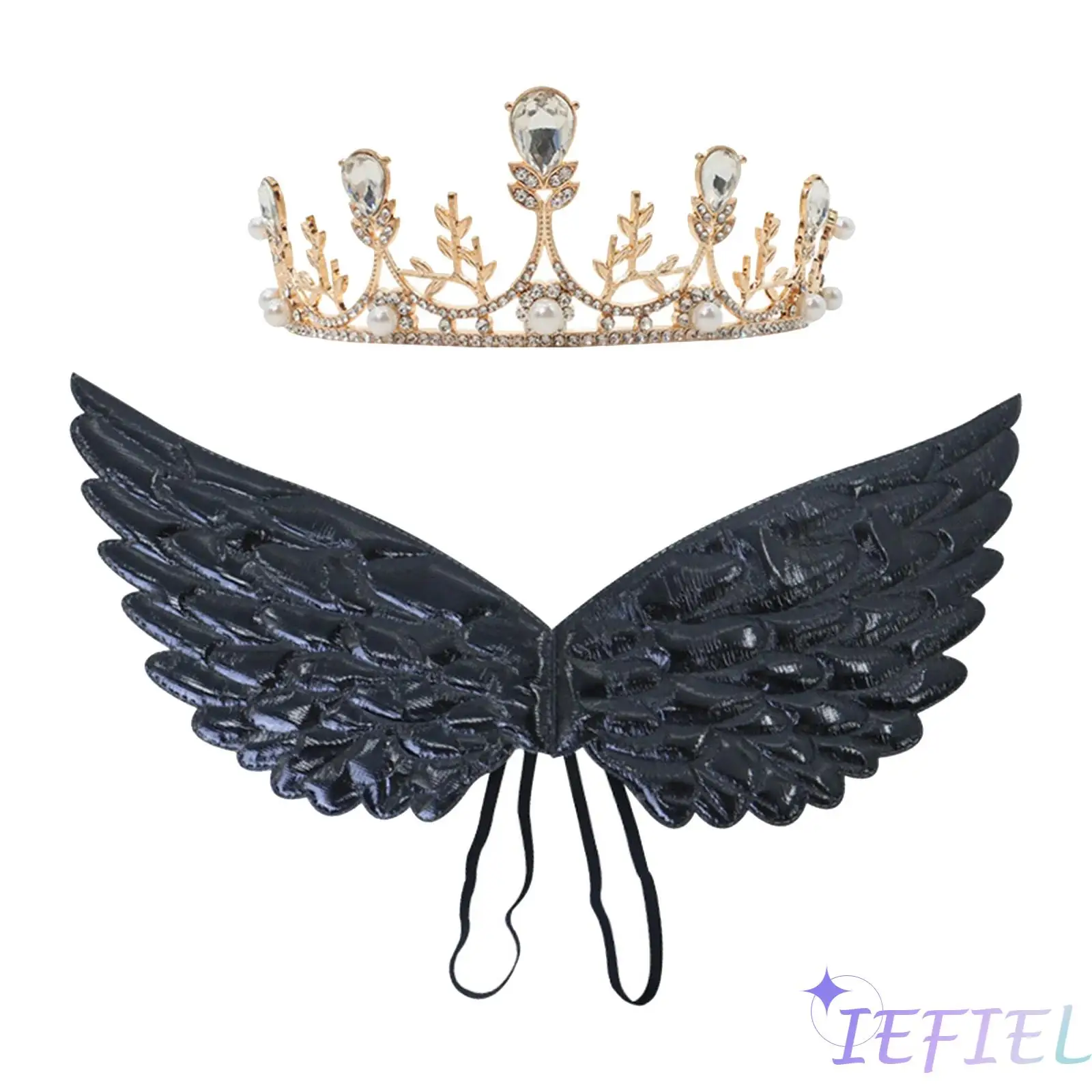 Kids Angel Butterfly Wings Fairy Wings with Rhinestone Adorned Crown Headwear for Fancy Ball Stage Performance Accessories Props
Kids Angel Butterfly Wings Fairy Wings with Rhinestone Adorned Crown Headwear for Fancy Ball Stage Performance Accessories Props