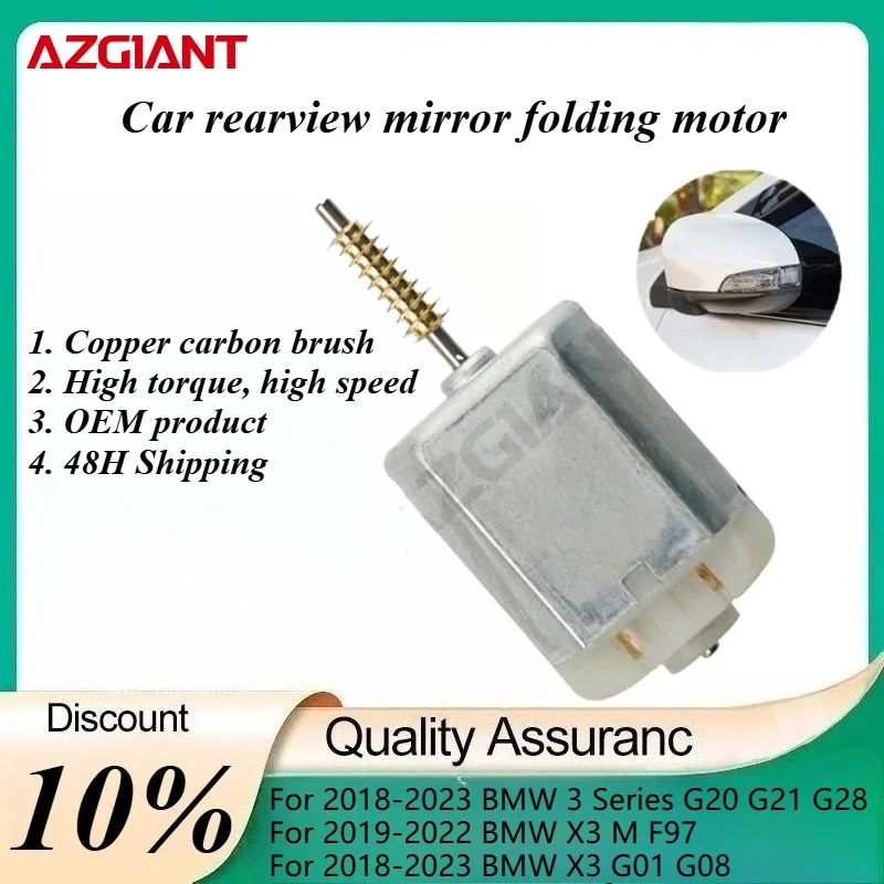 AZGIANT Car rearview mirror folding motor for 2021-2024 VW Talagon/Viloran/2011-2017 Ford Explorer/2019-2022 BMW X3 M F97 parts
AZGIANT Car rearview mirror folding motor for 2021-2024 VW Talagon/Viloran/2011-2017 Ford Explorer/2019-2022 BMW X3 M F97 parts