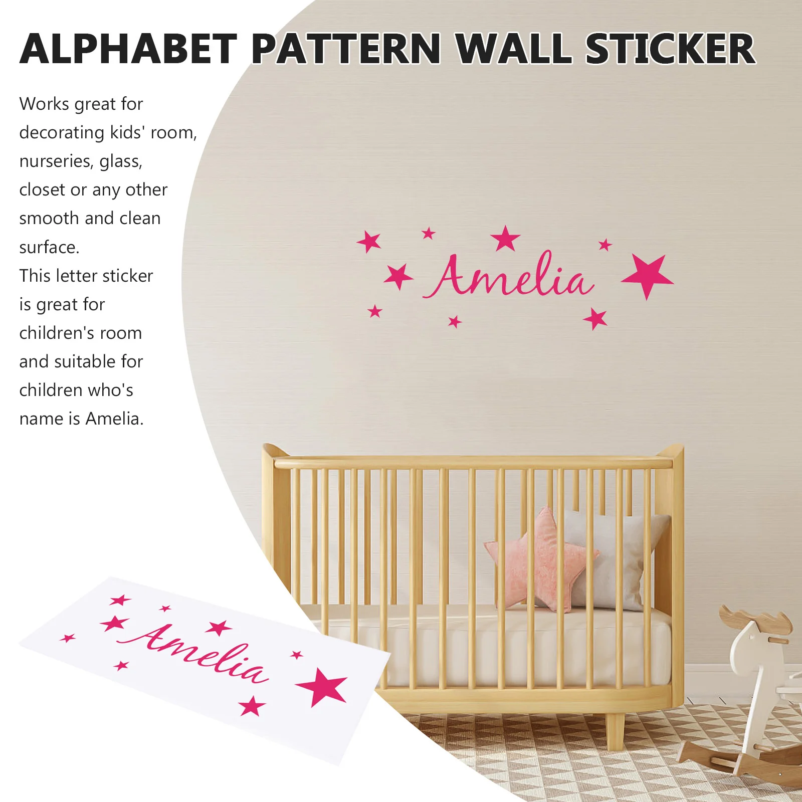 SHOWERORO Custom Name Wall Sticker for Kids Room Nursery Office Decal PVC Letter Sign for Girls 8-14 Softball
SHOWERORO Custom Name Wall Sticker for Kids Room Nursery Office Decal PVC Letter Sign for Girls 8-14 Softball