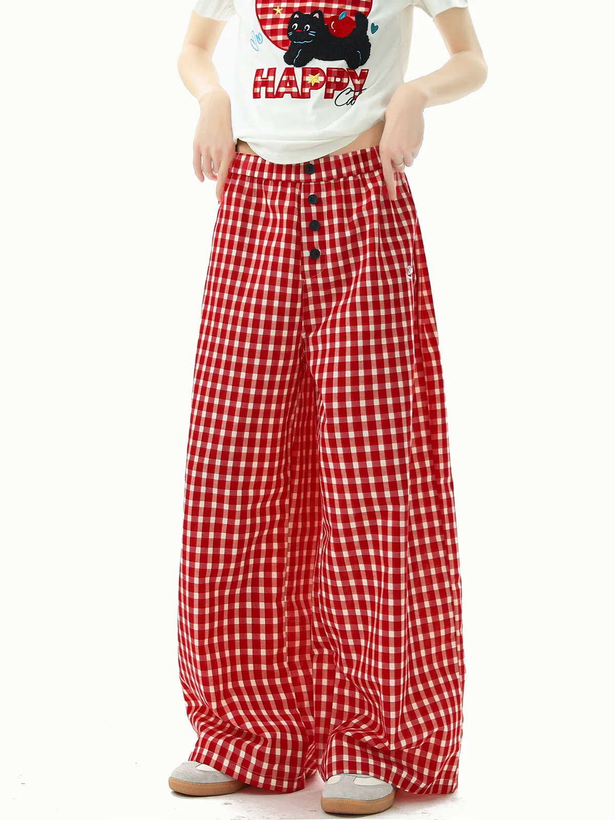 Ice Silk Qui Dry Red Plaid Pants Свободный крой Летние тонкие американские ленивые мужские повседневные прямые брюки в стиле хип-хоп Длинные ...
Ice Silk Qui Dry Red Plaid Pants Свободный крой Летние тонкие американские ленивые мужские повседневные прямые брюки в стиле хип-хоп Длинные ...