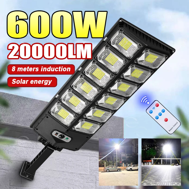 20000LM Powerful LED Solar Lights Outdoor With Motion Sensor 400㎡ Solar Lamp Outdoor Ultra Bright Garden Street Courtyard Light
20000LM Powerful LED Solar Lights Outdoor With Motion Sensor 400㎡ Solar Lamp Outdoor Ultra Bright Garden Street Courtyard Light