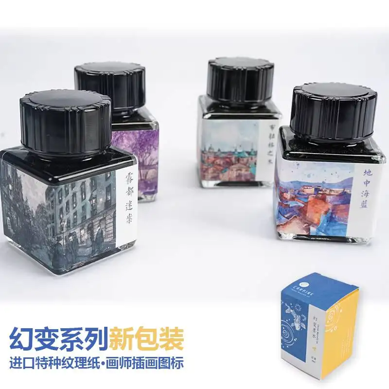 Карпиновая немеуглеродистая перьевая ручка с чернилами для хроматографии, градиентные цвета, бутылка с чернилами, 20 мл
Карпиновая немеуглеродистая перьевая ручка с чернилами для хроматографии, градиентные цвета, бутылка с чернилами, 20 мл