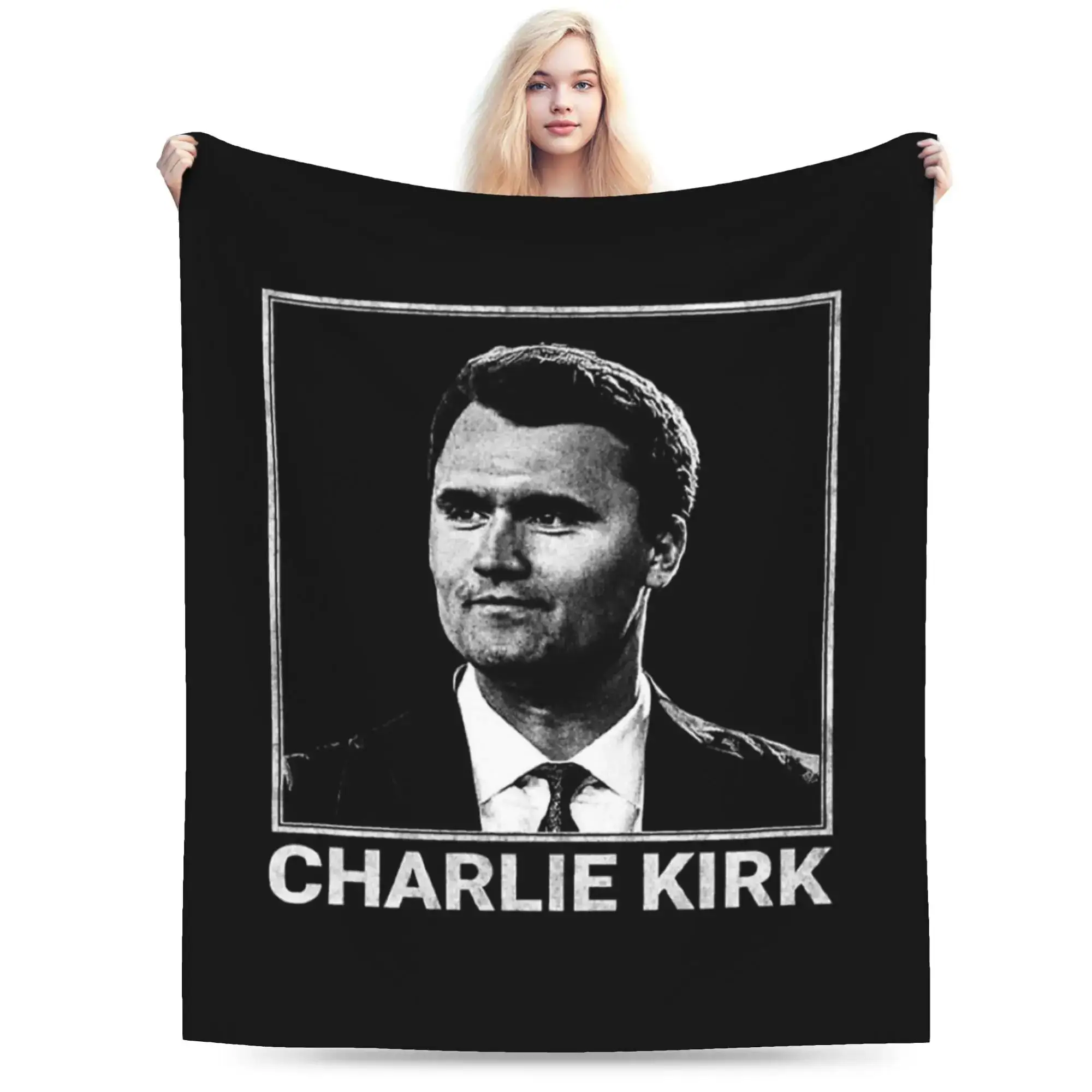 Плед Charlie Kirk Death Blankets, супермягкий, удобный, плюшевый плед для девочек и мальчиков, домашний декор, фланелевое покрывало, покрывало на кровать
Плед Charlie Kirk Death Blankets, супермягкий, удобный, плюшевый плед для девочек и мальчиков, домашний декор, фланелевое покрывало, покрывало на кровать